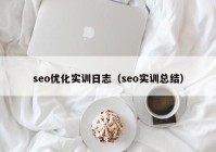 seo優(yōu)化實訓日志（seo實訓總結）