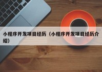 小程序開發(fā)項目經(jīng)歷（小程序開發(fā)項目經(jīng)歷介紹）